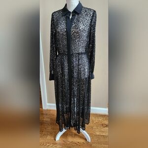 Elegant Black Lace Dress